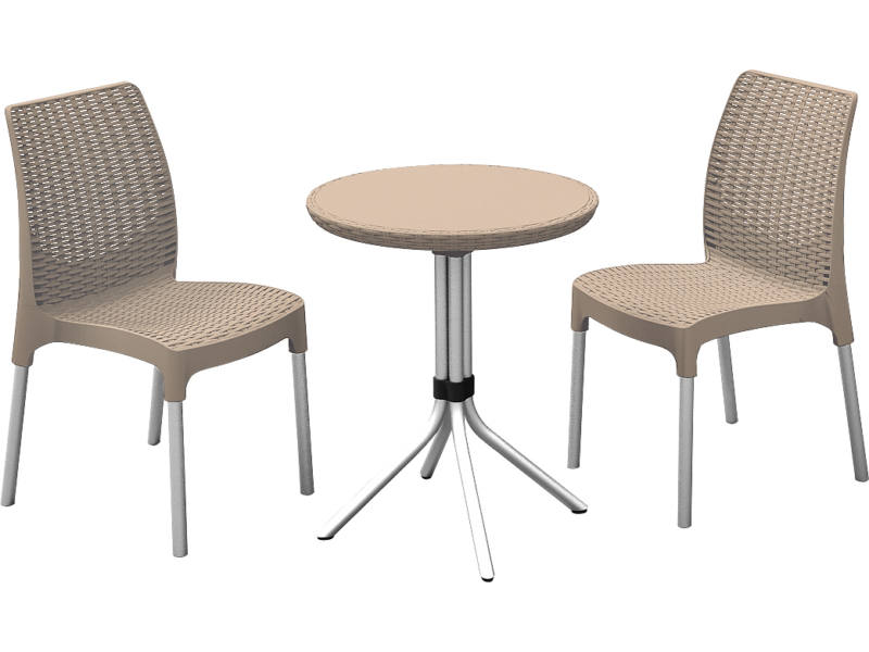 Chelsea set m�anyag kerti b�tor szett cappuccino